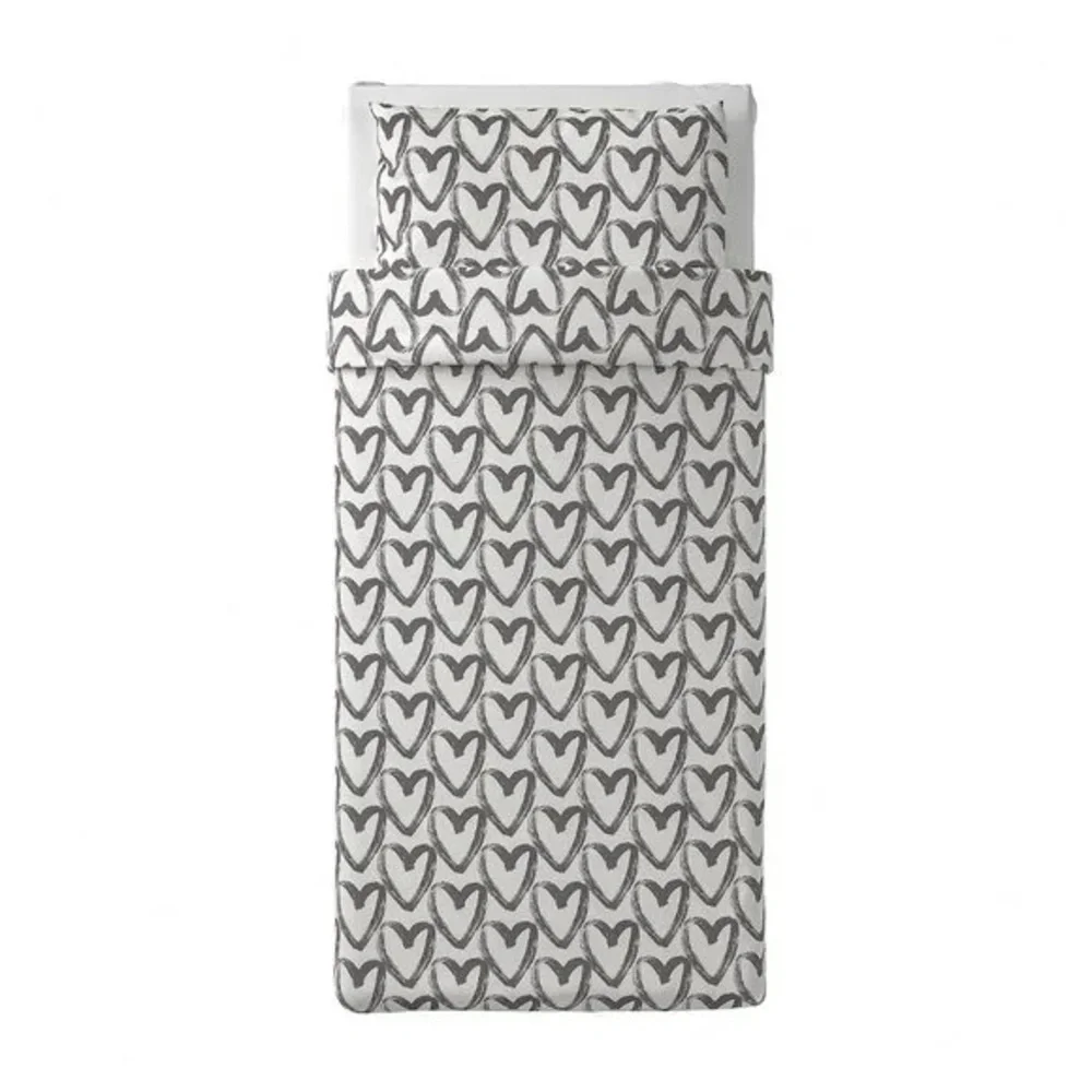 Twin Heart Pattern ikea Duvet Cover